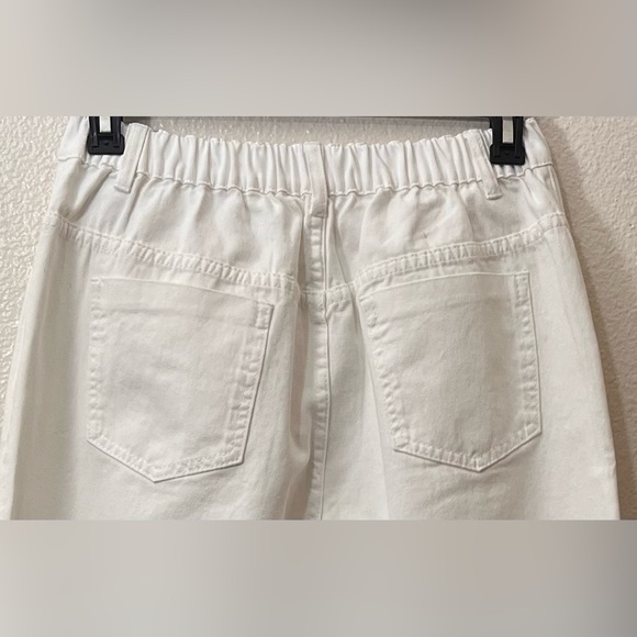 NWOT SXY Plus High Waist Wide Leg Jeans -size 0XL/12 White - Picture 5 of 9